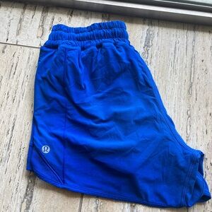 Lululemon Hotty hot shorts blue